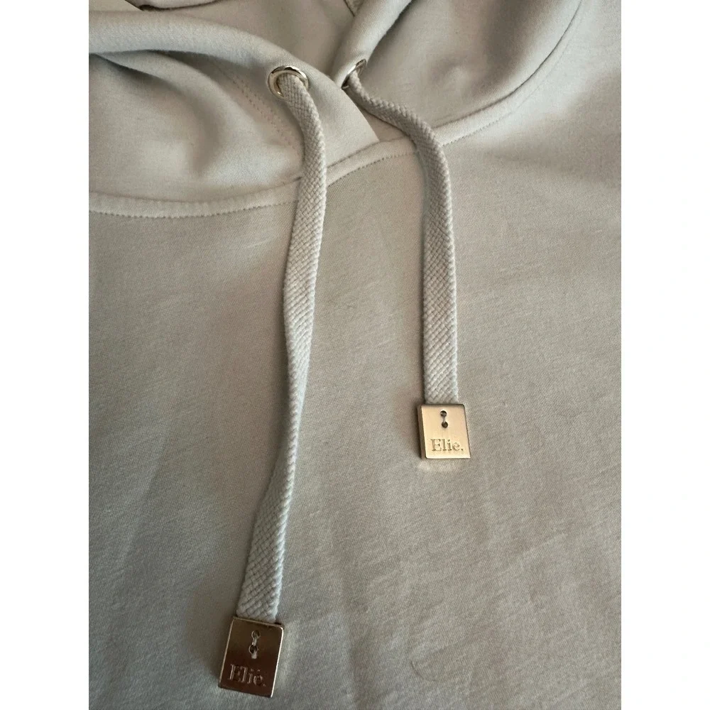 Elie Tahari Sleeveless Hoodie Kangaroo Pocket Detail‎ Casual Chic M/M - Picture 3 of 8